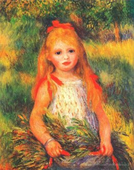Fille aux fleurs