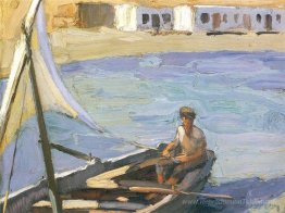 Bateau avec voile (Panormos, tinos)