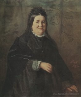 Portrait de A.I. Kridener, né. Ivanova, mère de l'artiste
