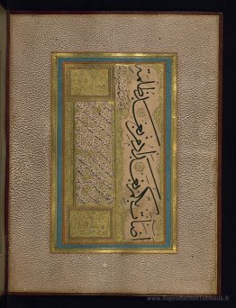 Page de calligraphie ottomane