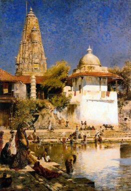 Le temple et le réservoir de Walkeschwar à Bombay