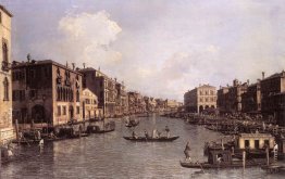Grand Canal: En regardant le sud-est du Campo Santa Sophia au po