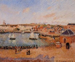 The Inner Harbour, Dieppe Afternoon, Sun, Low Tide