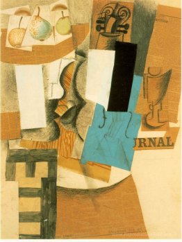 Nature morte avec violon et fruits