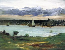 Navire dans la baie