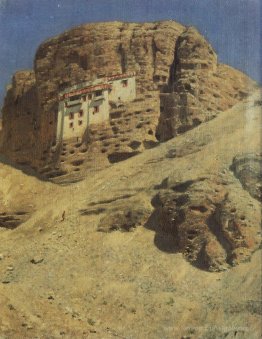 Monastère dans un rocher. Ladakh