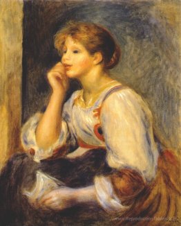 Fille avec une lettre