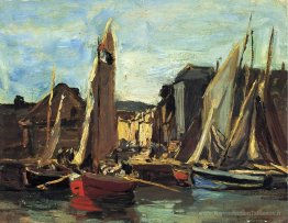 L'entrée du port de Honfleur