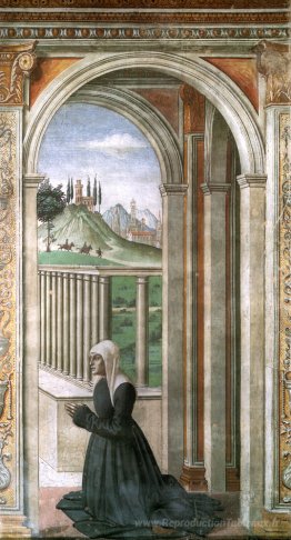 Portrait du donateur Francesca Pitti Tornabuoni