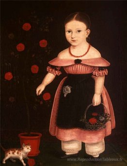 Petite fille en lavande