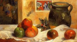 Nature morte avec imprimé japonais
