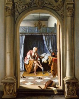 Femme à ses toilettes