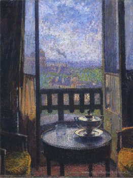 Vue depuis le studio de l'artiste