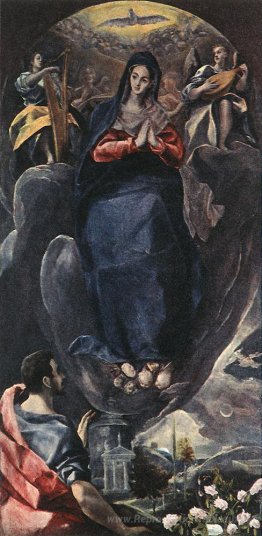 La vierge de l'Immaculée Conception et Saint-Jean
