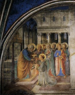 Saint-Pierre consacrate Stephen comme diacre