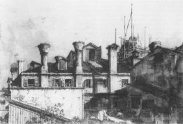 Toits et cheminées à Venise