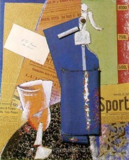 Nature morte avec de l'eau de soda siphon