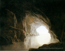 Une caverne, soirée