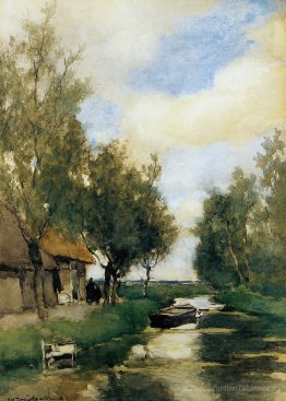 Ferme sur Polder Canal