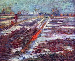Paysage avec neige