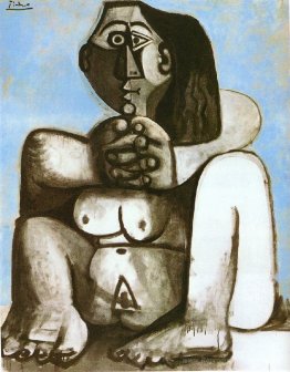 Femme assise nue