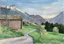 Dents de Morcles, paysage de montagne suisse et nature alpine -
