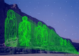 Installation du système laser Bamiyan