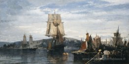 En dehors du port