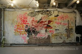 Murale (collaboration avec Futura 2000 et Jean-Michel Basquiat)