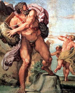 Polyphème attaquant ACIS et Galatea