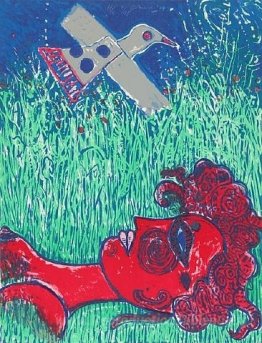 La Femme Au Paupaines Peints