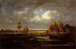 L'étang près de la route