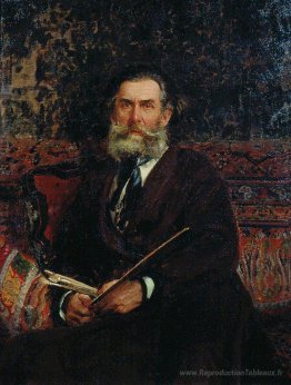 Portrait de l'artiste A. P. Bogolubov