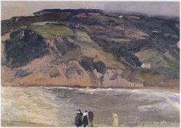 Le brise-lames à San Sebastian