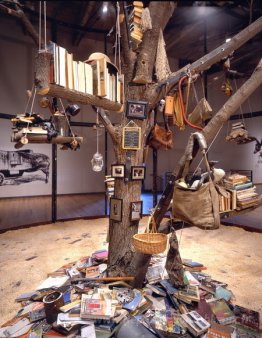 Bibliothèque pour les oiseaux du Massachussets (détail)