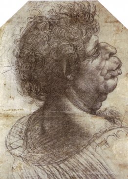 Une tête grotesque de tête grotesque