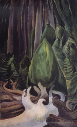 Drift de la mer au bord de la forêt