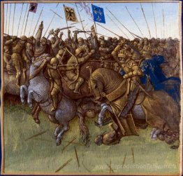 Une réimagination de la victoire de Louis III et de Carloman 879
