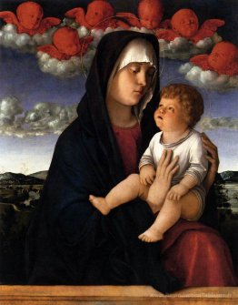 La madone des chérubins rouges