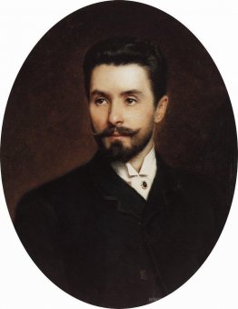 Portrait du chanteur d'opéra russe Nikolay Figner
