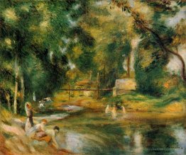 L'empressive du paysage Essoyes et baigneurs