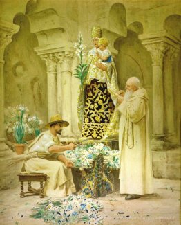 Préparatifs de la procession