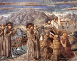 Prêcher aux oiseaux et bénir Montefalco