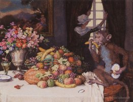 Un singe gourmand