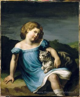 Portrait de Louise Vernet comme enfant