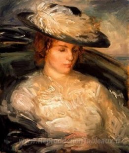 Portrait de Miss Scobell dans un bain de bain (la convalescence)