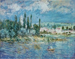 Paysage avec orage