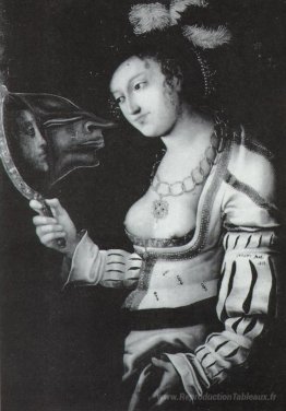 Métamorphose de Cranach (femme dans un miroir)
