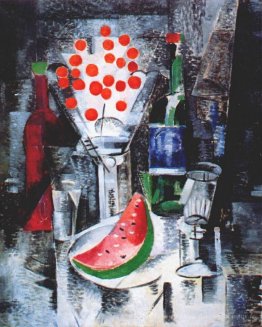 Nature morte, bol de cerises