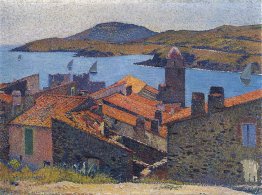 Collioure et toits rouges